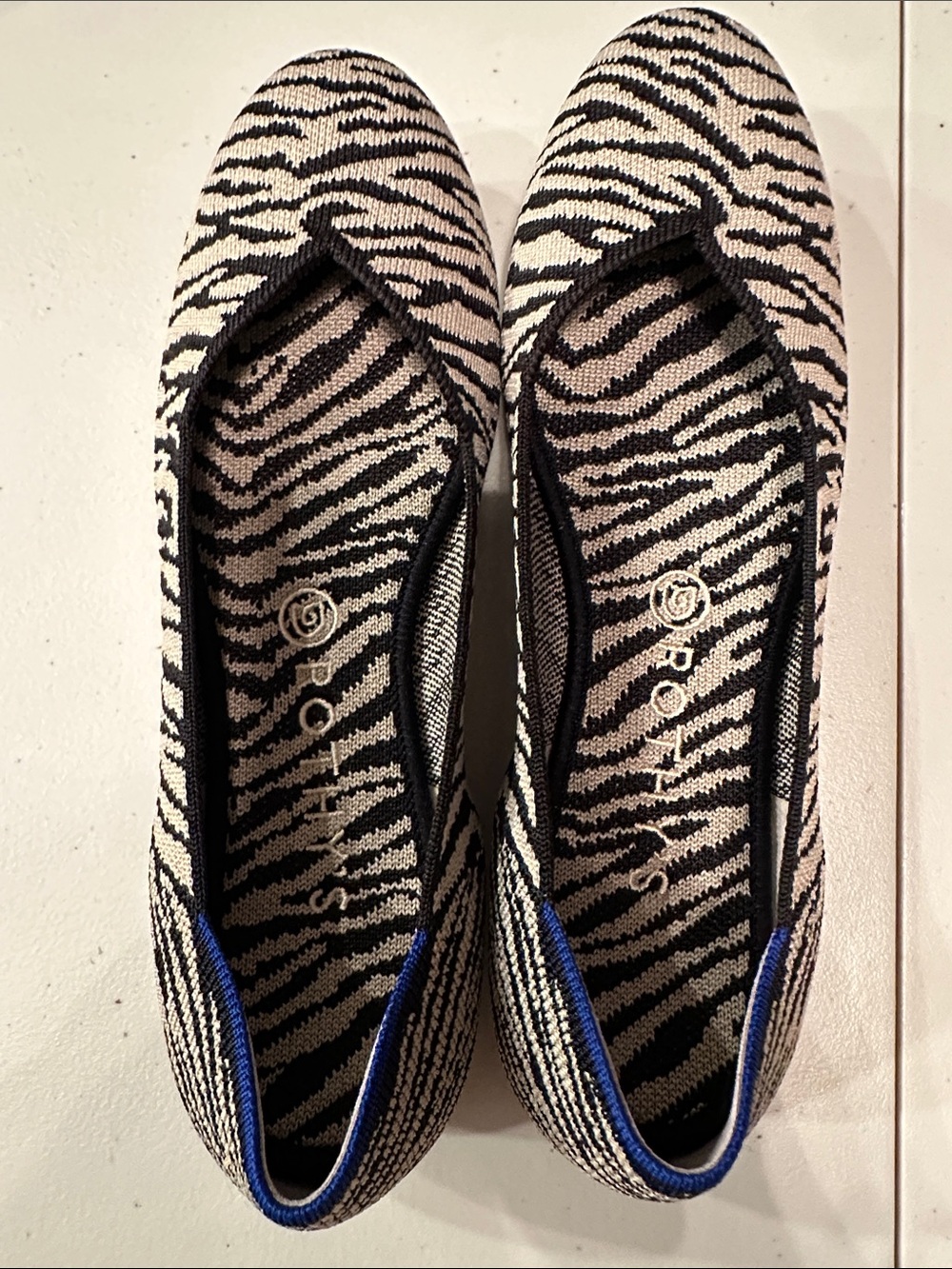 Rothy's animal print  Knit Flats